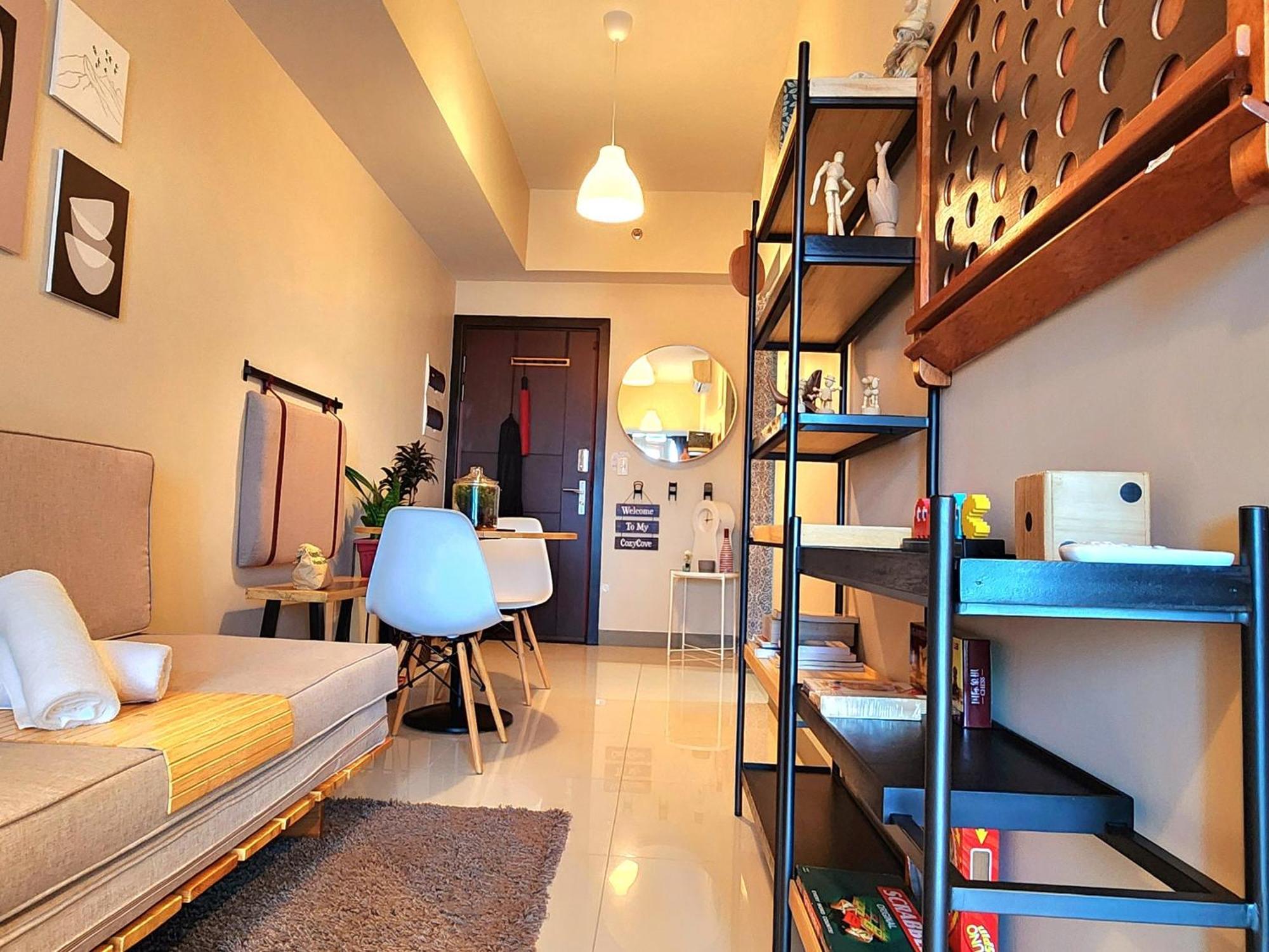Spacious 7U Homey Unit Steps Away From Uptown Mall And Mitsukoshi Mall Free Parking With Washer マニラ市 エクステリア 写真